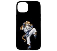 Carcasa para iPhone 15 Plus Tigre Artes Marciales Karate Kickboxing Taekwondo Jiu Jitsu