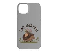 Carcasa para iPhone 15 Plus Tiny Joys Only Cute Erizo Bellota Floral Naturaleza