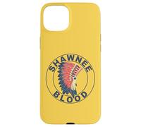 Carcasa para iPhone 15 Plus Tocado de Sangre de Shawnee, raíces Indias orgullosas de los nativos Americanos