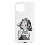 Carcasa para iPhone 15 Plus Todo el Mundo Tiene Derecho a mi opinión Sarcástica Pop Art Girl