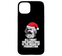 Carcasa para iPhone 15 Plus Todo LO Que Quiero Navidad Medios DE PRODUCCIÓN Karl Marx Fun Meme