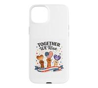 Carcasa para iPhone 15 Plus Together We Rise Unity Diversity - Gráfico Inspirador