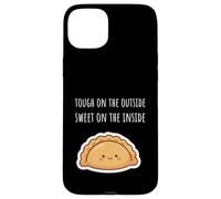 Carcasa para iPhone 15 Plus Tough On The Outside Sweet On The Inside Empanada Amantes