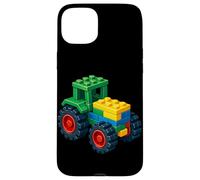 Carcasa para iPhone 15 Plus Tractor Master Builder Bloque Construcción de Ladrillos