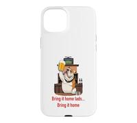Carcasa para iPhone 15 Plus Tráelo a casa Muchachos fútbol Bebiendo Cerveza