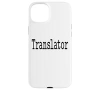 Carcasa para iPhone 15 Plus Translator Translation | Classic Typewriter Font