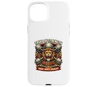Carcasa para iPhone 15 Plus Triad Strength Powerlifting Squat Benchpress Peso Muerto
