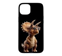 Carcasa para iPhone 15 Plus Triceratops Dinosaurio I Love Dinosaurs Cute Triceratops