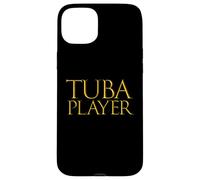 Carcasa para iPhone 15 Plus Tuba Player Musician Obscure Rhythm Instrument Tuba Musician