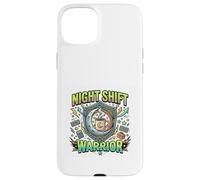 Carcasa para iPhone 15 Plus Turno Nocturno Guerrero Café Energía Mentalidad