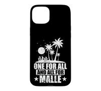 Carcasa para iPhone 15 Plus Uno para Todos y Todos para Malle Mallorca Party Mood