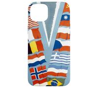 Carcasa para iPhone 15 Plus 'V' de la Victoria en Banderas aliadas (1942-1945)