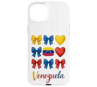 Carcasa para iPhone 15 Plus Venezuela Mes de la Herencia Hispana Arco Bandera Venezolana Niñas