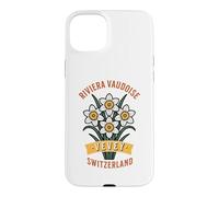 Carcasa para iPhone 15 Plus Vevey Suiza Narciso Flor