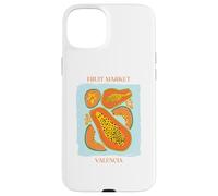 Carcasa para iPhone 15 Plus Vintage Fruit Papaya Flower Botanical Cottagecore Fruit
