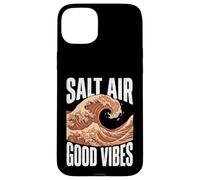 Carcasa para iPhone 15 Plus Vintage Japanese Style Crashing Surf Wave Art