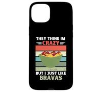 Carcasa para iPhone 15 Plus Vintage Piensan Que Estoy Loco Pero Me Gusta Bravas Lover