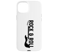 Carcasa para iPhone 15 Plus Vintage Retro Style Playing Music Guitar Forever Rock N Roll