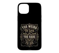 Carcasa para iPhone 15 Plus Vintage Too Weird To Live - Diseño Ornamental Occidental