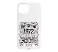 Carcasa para iPhone 15 Plus Vintage USA Legend Born In 1972 The Original Birthday