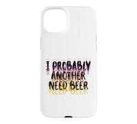 Carcasa para iPhone 15 Plus Visión borrosa Probablemente una Necesidad Beber Cerveza Día del Padre