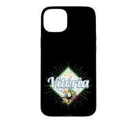 Carcasa para iPhone 15 Plus Vitória Espírito Santo Brasil Retro tucán Vintage Holiday