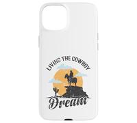 Carcasa para iPhone 15 Plus Viviendo el Rodeo de sueños de Vaquero