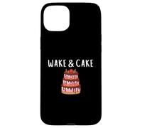 Carcasa para iPhone 15 Plus Wake & Cake Costume Funny Cake Baker Decorator Meme Costume
