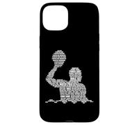 Carcasa para iPhone 15 Plus Waterpolo Player Word Cloud Water Polo Jugadores Entrenador