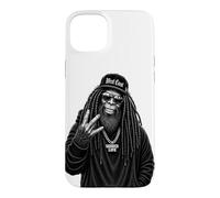 Carcasa para iPhone 15 Plus West Coast Sasquatch Rapero Urban Street Style Bigfoot