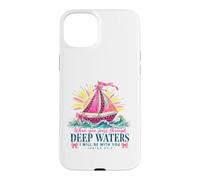 Carcasa para iPhone 15 Plus When You Pass Through Deep Waters Isaías 43:2 Versículo de la Biblia