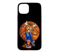Carcasa para iPhone 15 Plus Wild Basketball Player Playing Basketball Graphic