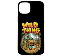 Carcasa para iPhone 15 Plus Wild Thing! Retro Woodsy Owl Give a Hoot Vintage Earth Day