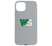 Carcasa para iPhone 15 Plus William Smith College Heron's WS Monograma Logo - HWSC