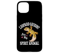 Carcasa para iPhone 15 Plus Womens Girls Reptile Happy Spirit Animal Leopard Gecko Lover