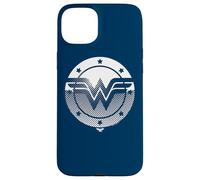 Carcasa para iPhone 15 Plus Wonder Woman Halftone Shield Logo