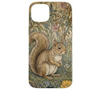 Carcasa para iPhone 15 Plus Woodland Squirrel Cottagecore Estilo Libro de Cuentos