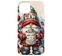 Carcasa para iPhone 15 Plus Xmas Hot Chocolate GNOME For Women and Christmas Mug