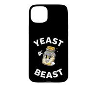 Carcasa para iPhone 15 Plus Yeast Beast Sourdough Starter Retro Cartoon Baker