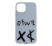 Carcasa para iPhone 15 Plus Yeshua Aleph TAV Jesús Primero Último en Paleo Hebreo (Negro)