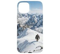 Carcasa para iPhone 15 Plus Yeti Snow Mountain Peak - Gráfico Misterioso de Criatura Oculta
