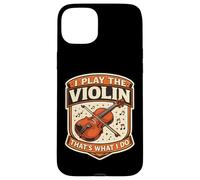 Carcasa para iPhone 15 Plus Yo toco el violín eso es lo Que Hago Profesor Violinista Vintage