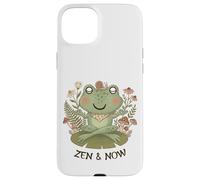 Carcasa para iPhone 15 Plus Zen Cottagecore Rana Meditación Yoga Mindfulness Estética