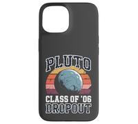 Carcasa para iPhone 15 Plutón Clase de '06 Dropout Astronomy Club Meme
