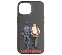 Carcasa para iPhone 15 Policía Anti Trump arresta sueño de protesta política