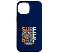 Carcasa para iPhone 15 Portugal Ericeira Pedra Branca Surfing Wave Rider Holiday