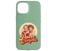 Carcasa para iPhone 15 Power Couple! Funny The Ropers Romp Vintage Three's Company