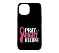 Carcasa para iPhone 15 Pray, Lucha, cree, Conciencia, apoya a un Guerrero