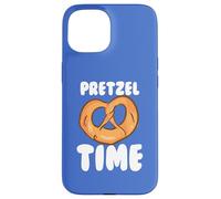 Carcasa para iPhone 15 Pretzel Time Funny Pretzel Lovers Cita Alemán Bávaro
