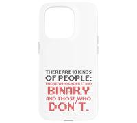 Carcasa para iPhone 15 Pro 10 Tipos de Personas Que Saben Binario Que no programan